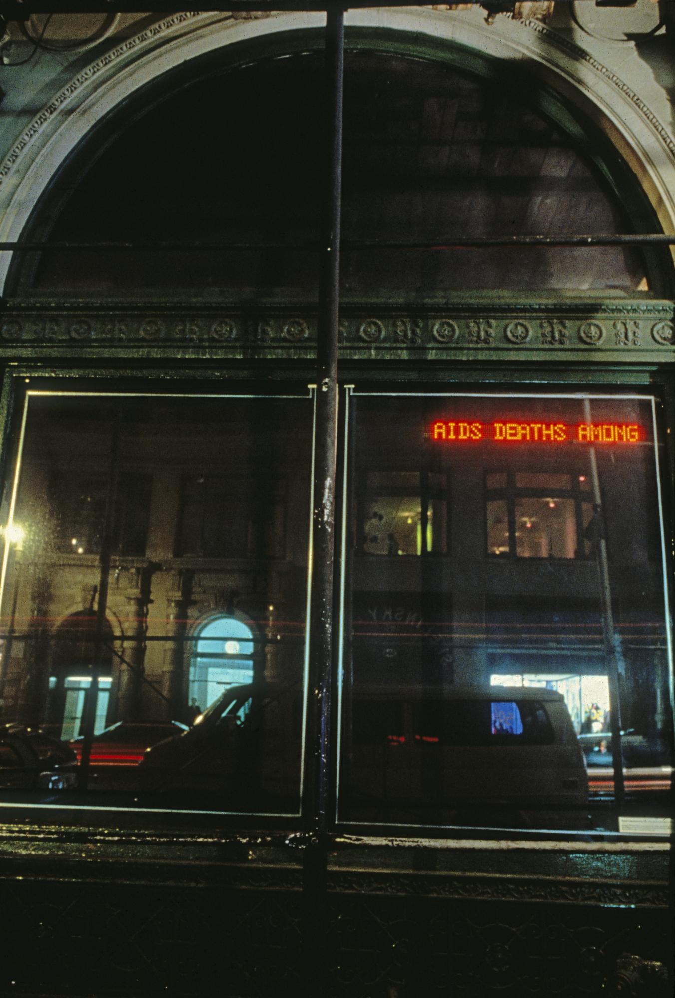 Window Installation: SILENCE=DEATH - New Museum